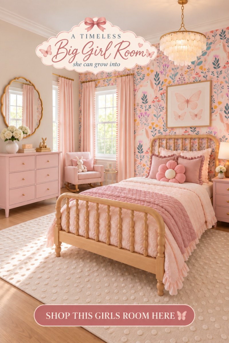 Timeless Big Girl Room